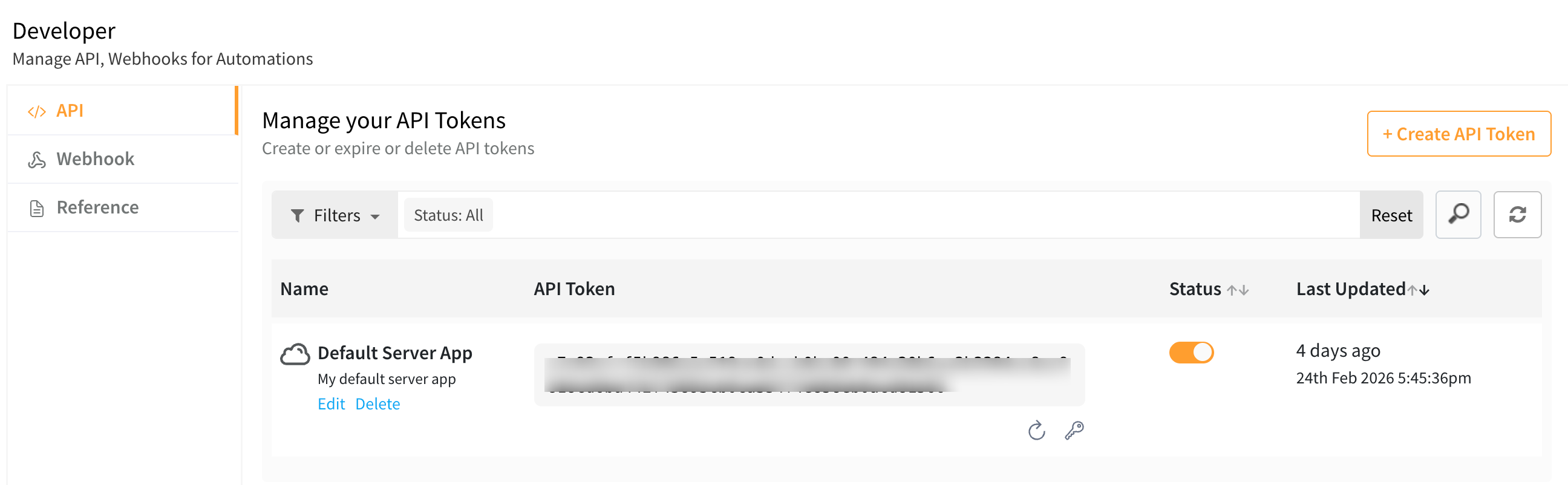 Generate Clearout Server API Token