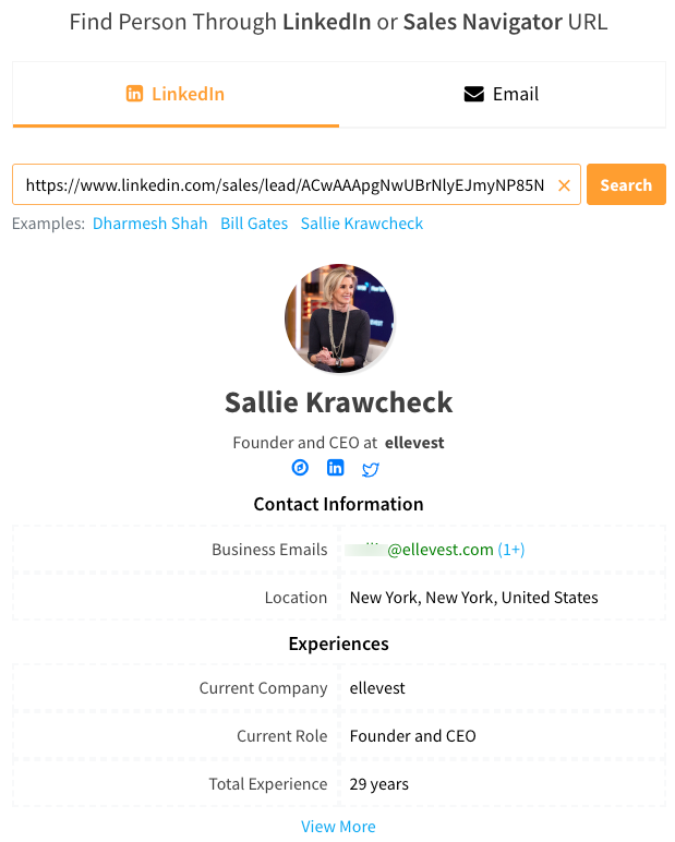 Overview of Clearout Reverse Lookup via LinkedIn URL and Email address