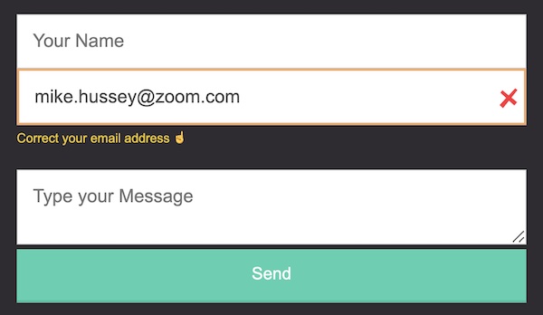Email Validation on Forms